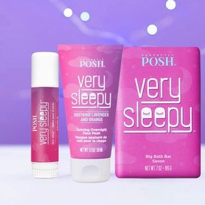 Perfectly Posh Products: Lavender Scent Bath Bar, Face Mask, & Skin Stick Set